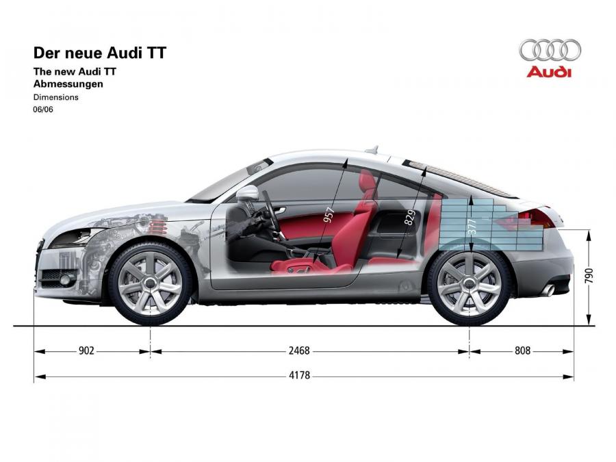 Схема Audi TT 3.2 Quattro Coupe (8J) 2006 года  (WW) (фото 74 из 77)